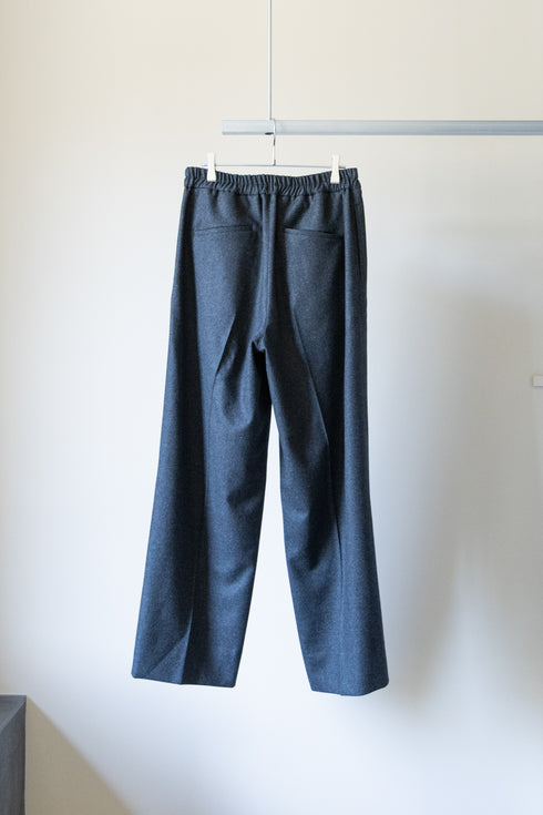 【SHEIK YERBOUTI】"SUPER120'S WOOL FRANNEL EASY TROUSERS"
